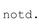 notd. - Home
